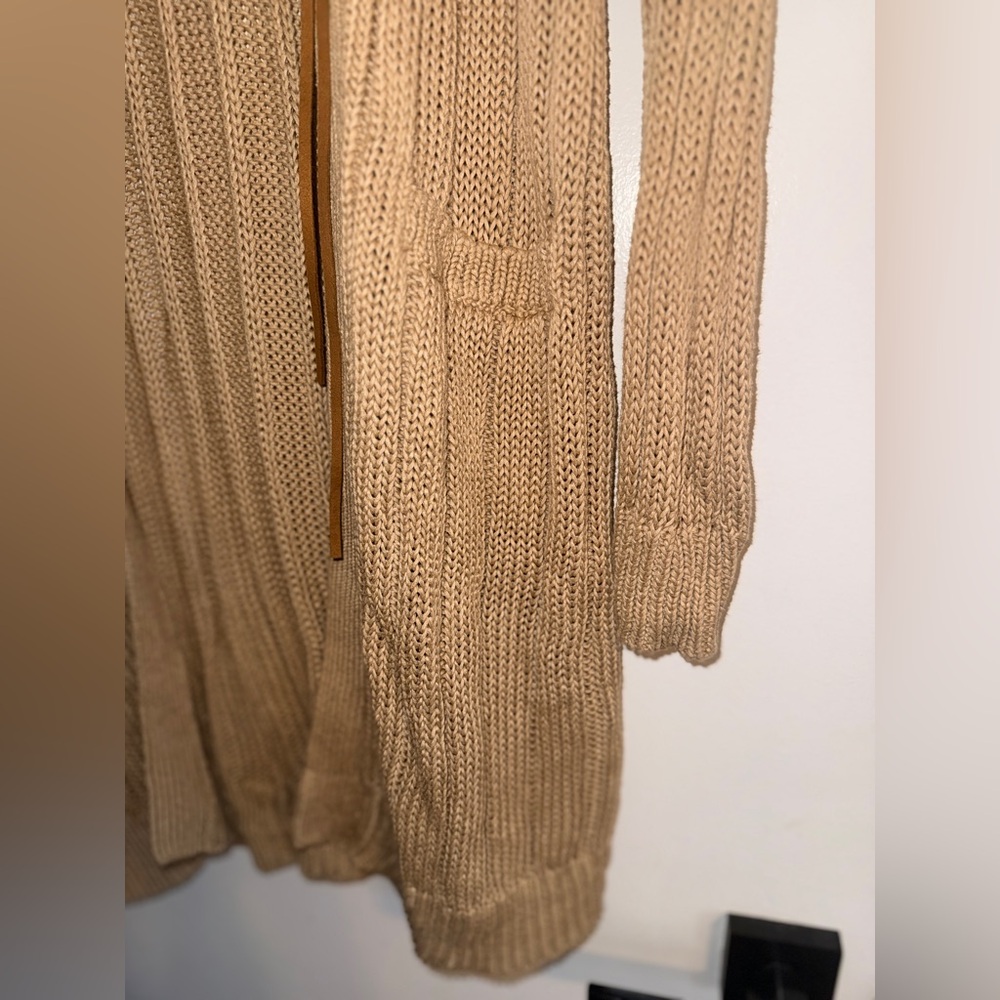 LAUREN RALPH LAUREN ribbed long cardigan SIZE: SMALL - Picture 3 of 10